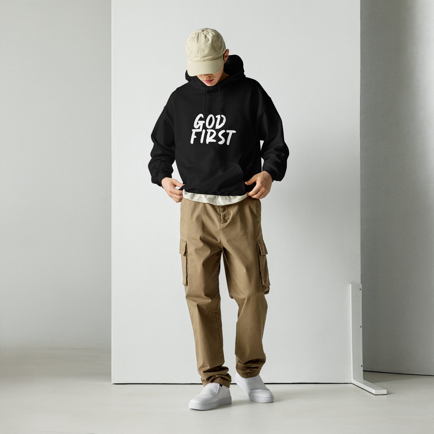 Men's GOD First Hoodie