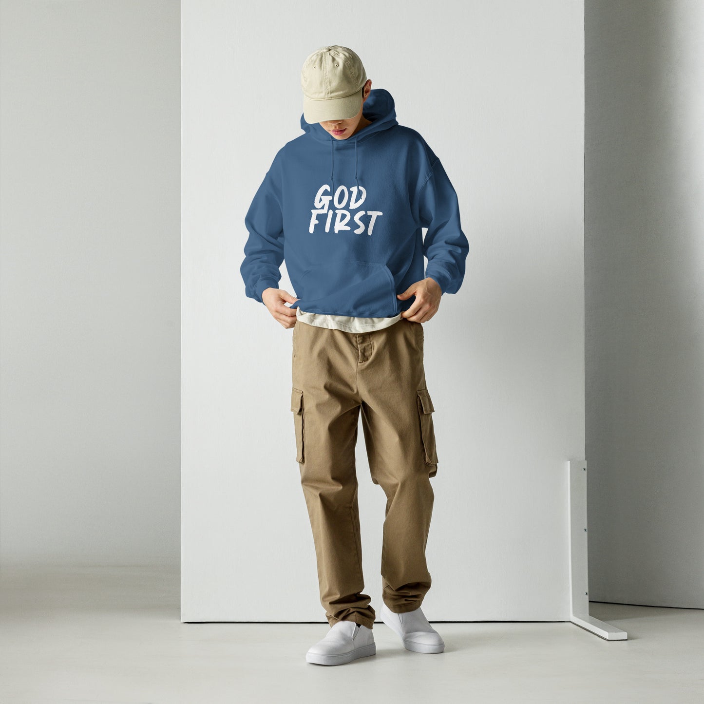 Men's GOD First Hoodie