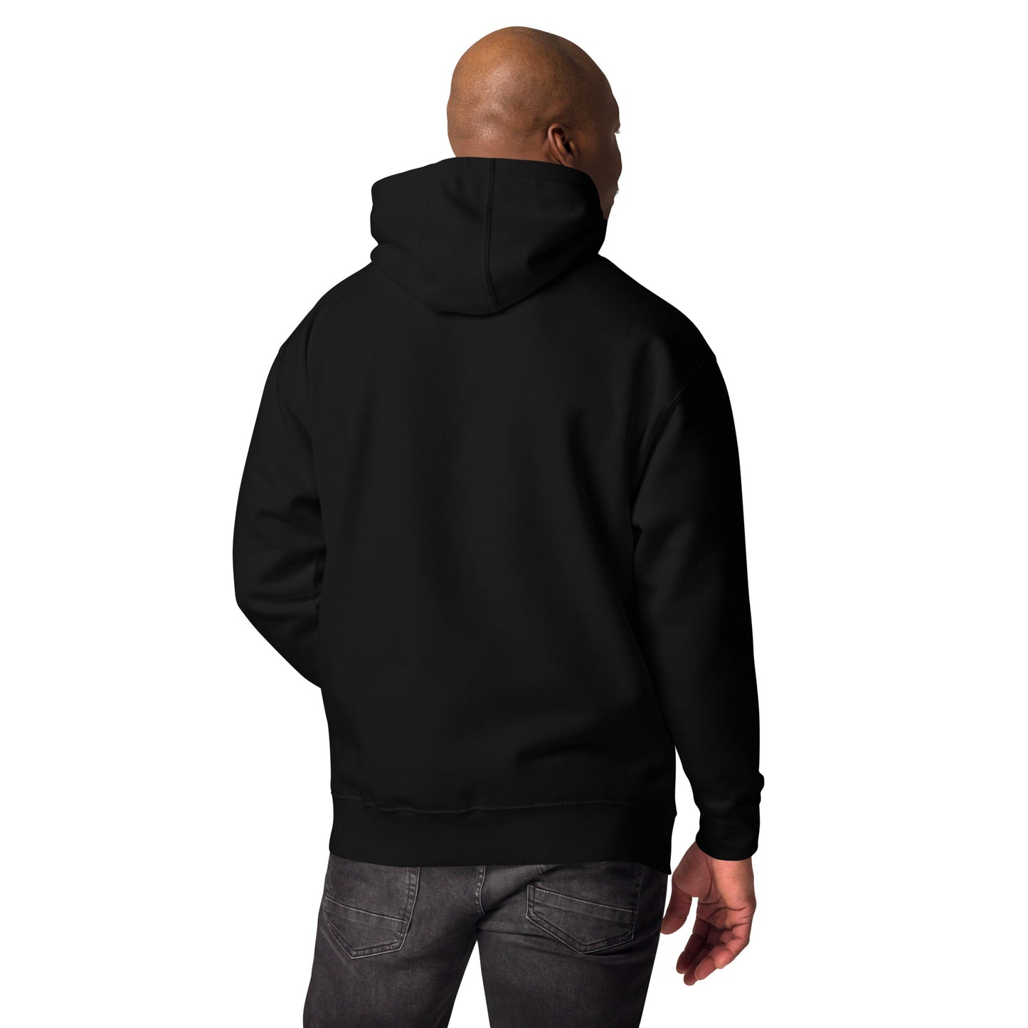 Hoodie with White Logo