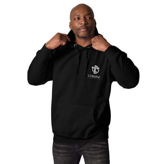 Hoodie with White Logo