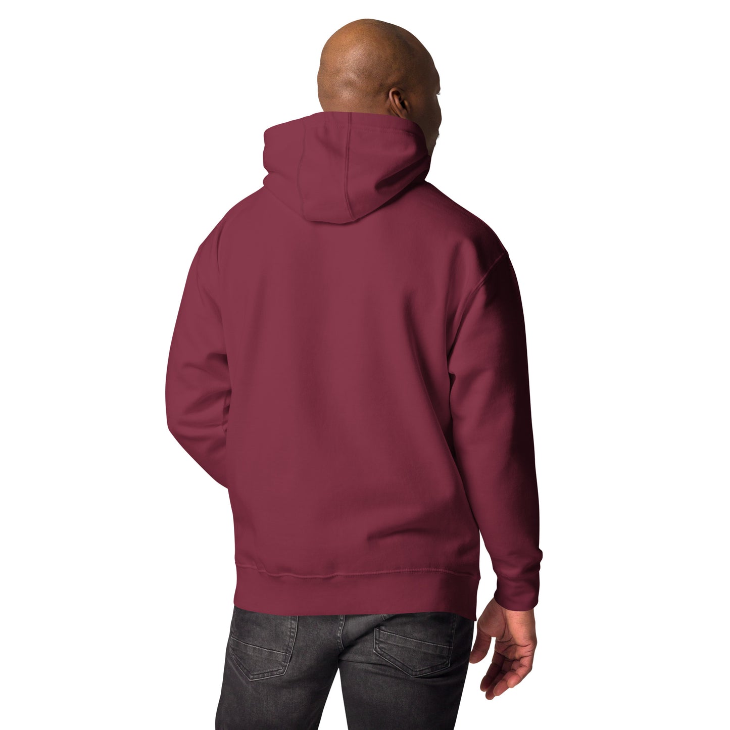 Hoodie with White Logo
