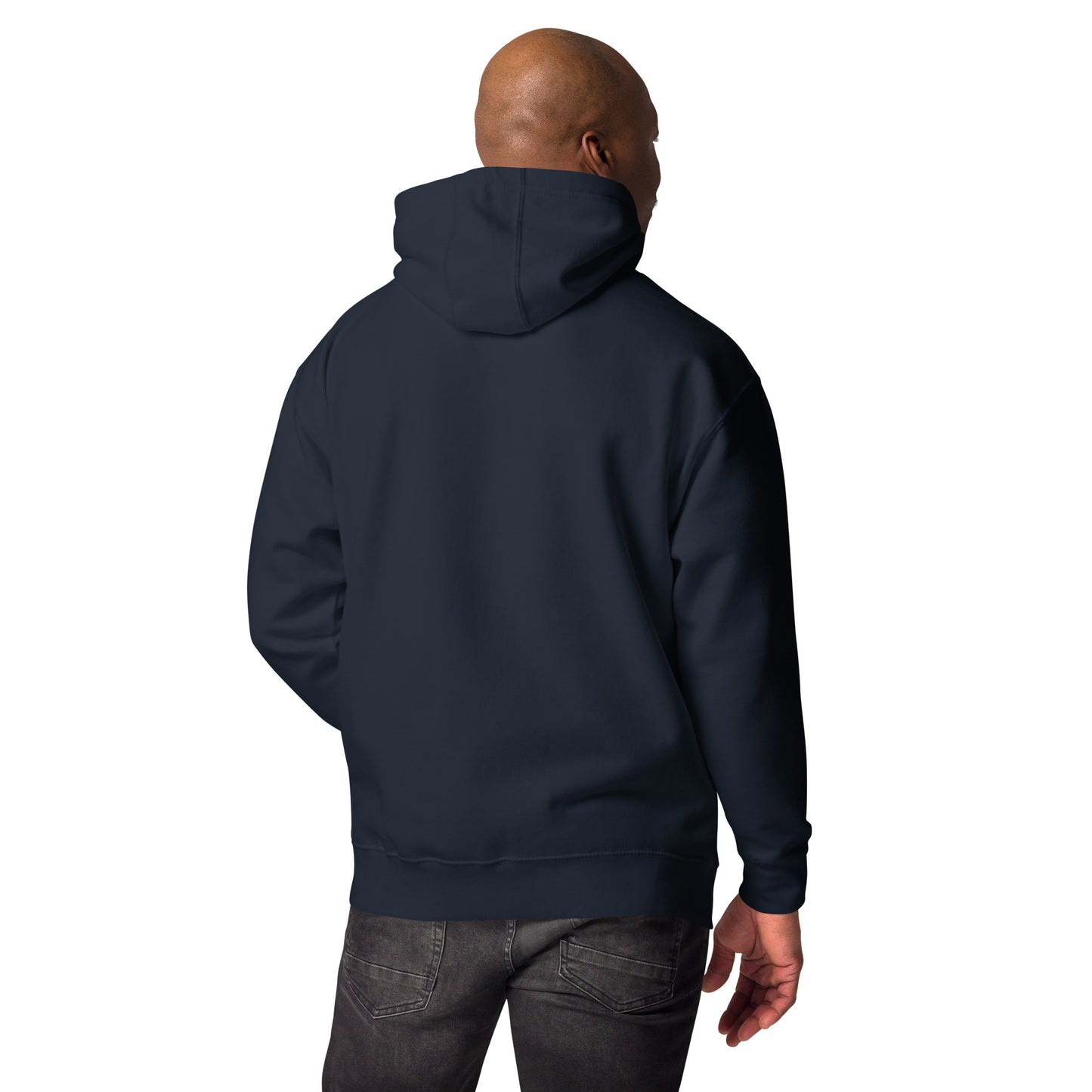 Hoodie with White Logo